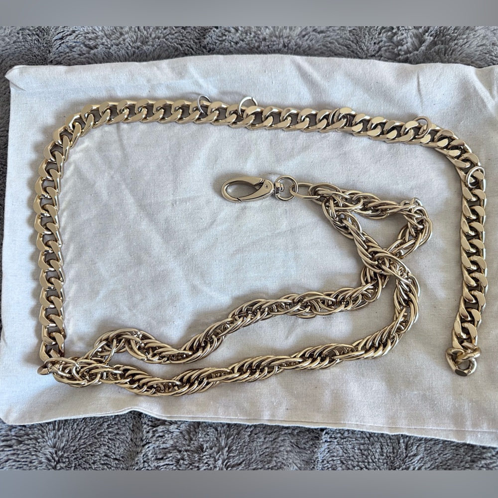 Gold Sandro Chain Belt